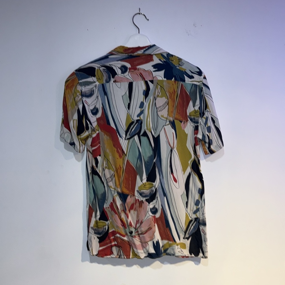 Zara Color Design Button Down - Picture 3 of 3